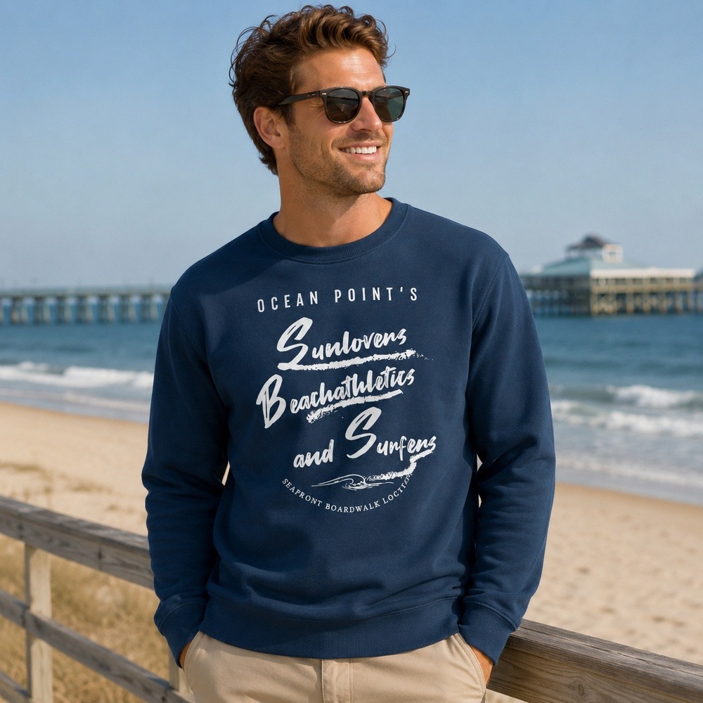 Livery- Men's Crewneck Navy Blue  Sweater Size XXL
